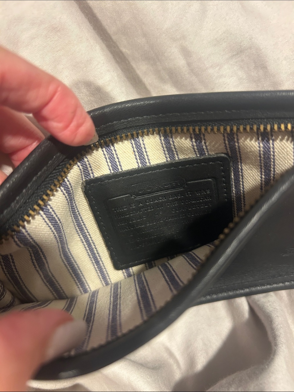 Coach Black Leather case - Picture 2 of 4